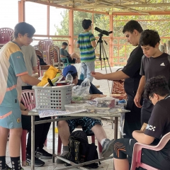 1404/05/27 دبیرستان خاتم منطقه 1 تهران در اردوگاه شهید چمران 